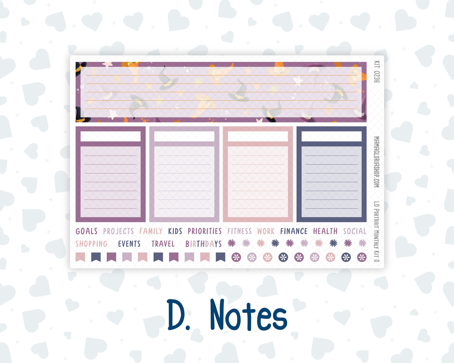 Kit 0236 - Laurel Denise Portrait - Monthly Kit - October - Sweet & Spooky