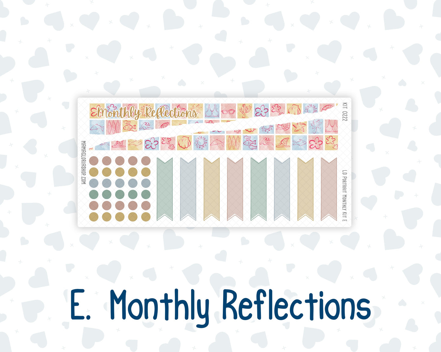 Kit 0222 - Laurel Denise Portrait - Monthly Kit - June - Beach Day