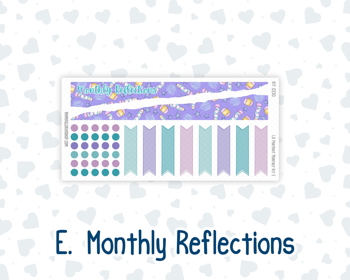 Kit 0230 - Laurel Denise Portrait - Monthly Kit - August - School Daze