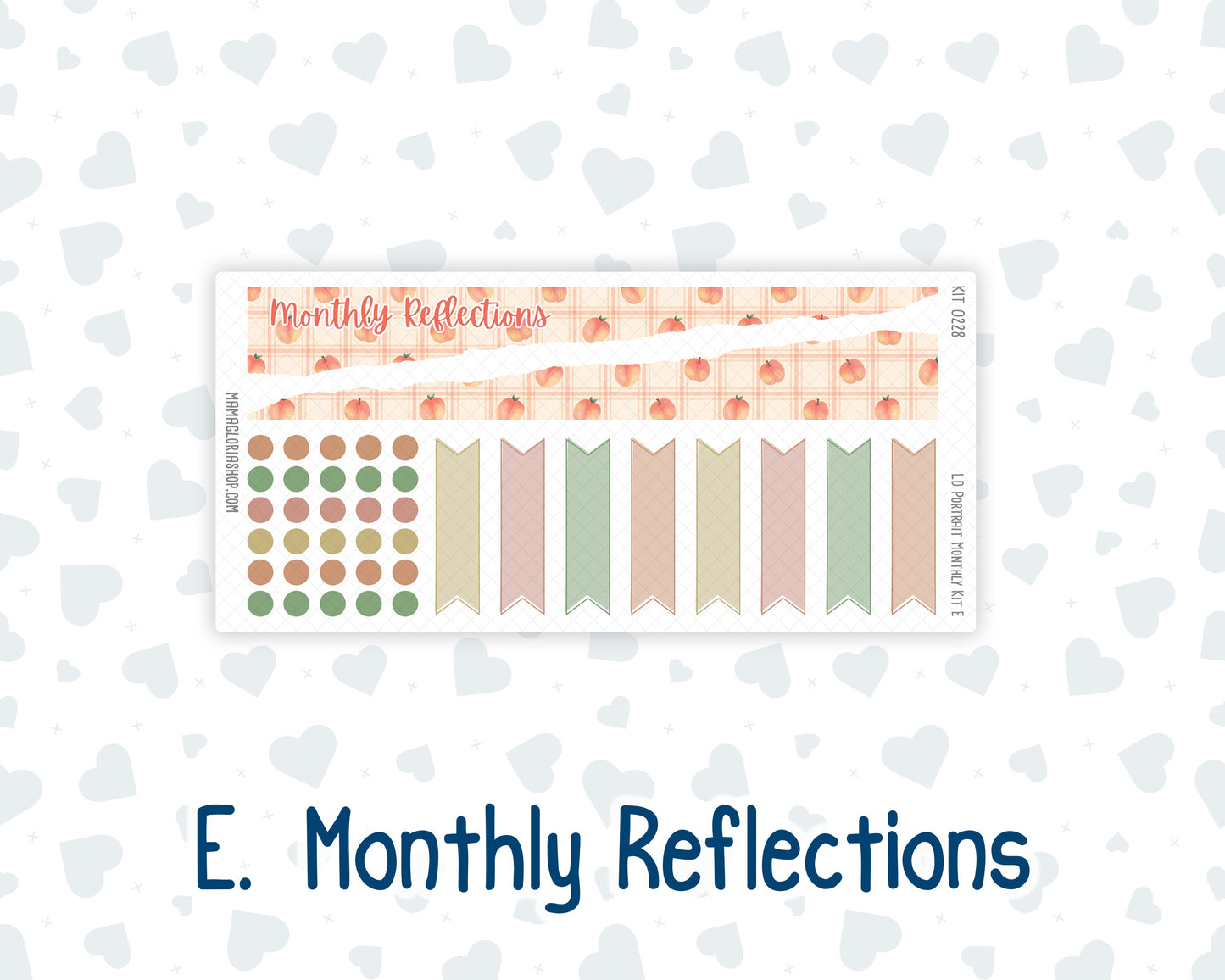 Kit 0228 - Laurel Denise Portrait - Monthly Kit - August - Just Peachy