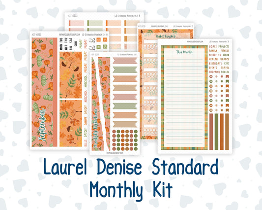 Kit 0233 - Laurel Denise Standard - Monthly Kit - September - Cinnamon Days