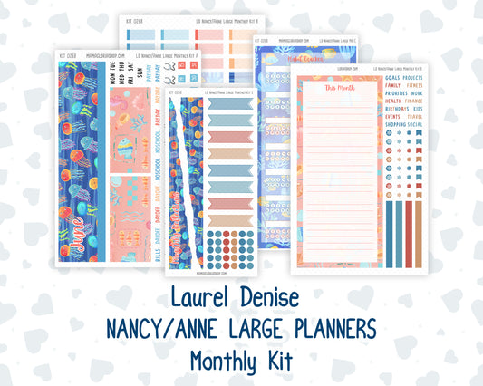 Kit 0268 - Laurel Denise Nancy/Anne Large - Monthly Kit - June - Sea Sweeties