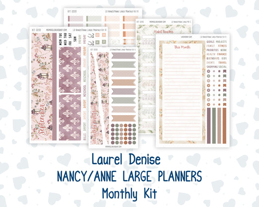 Kit 0293 - Laurel Denise Nancy/Anne Large - Monthly Kit - September - Fleur de Provence