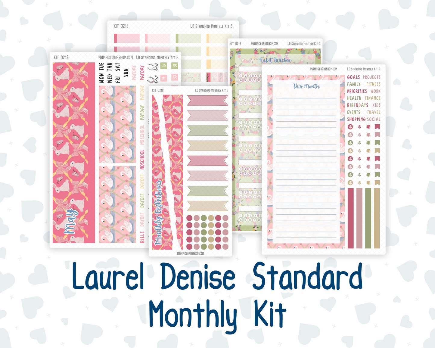 Kit 0218 Laurel Denise Standard Size – Monthly - Mother's Love- May