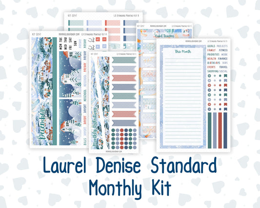 Kit 0247 - Laurel Denise Standard - Monthly Kit - December - Snow Day Adventures