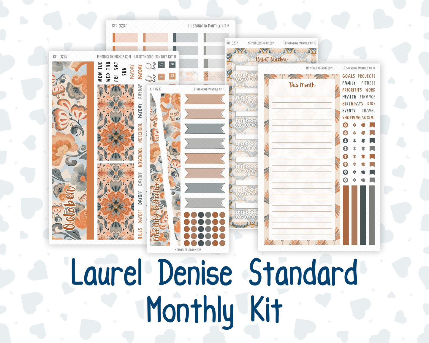 Kit 0237 - Laurel Denise Standard - Monthly Kit - October - Forest Folk