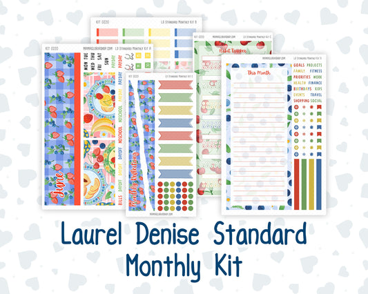 Kit 0220 - Laurel Denise Standard - Monthly Kit - June - June Berries
