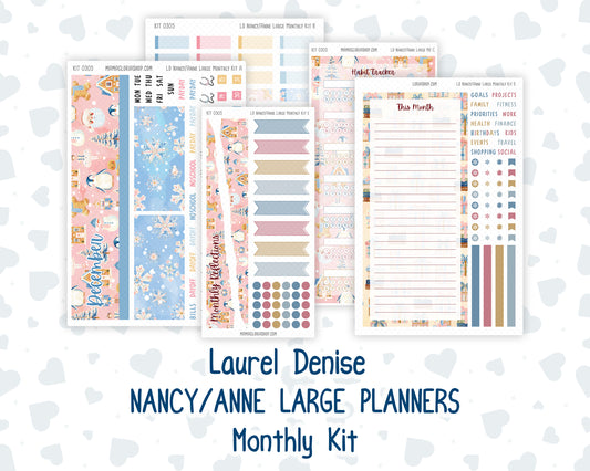 Kit 0305 - Laurel Denise Nancy/Anne Large - Monthly Kit - December - Sugarplum Parade