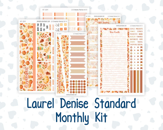 Kit 0241 - Laurel Denise Standard - Monthly Kit - November - Pumpkin Latte