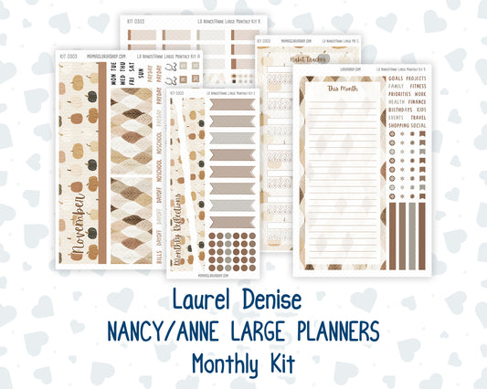 Kit 0303 - Laurel Denise Nancy/Anne Large - Monthly Kit - November - Into The Woods