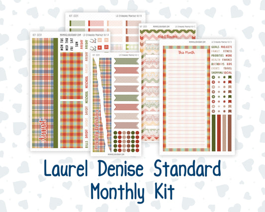 Kit 0231 - Laurel Denise Standard - Monthly Kit - August - Backyard BBQ
