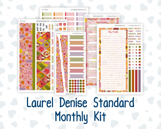 Kit 0240 - Laurel Denise Standard - Monthly Kit - November - Cozy Thanksgiving