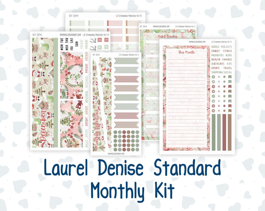Kit 0244 - Laurel Denise Standard - Monthly Kit - December - Santas Village