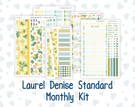 Kit 0227 - Laurel Denise Standard - Monthly Kit - July - Lemon Grove