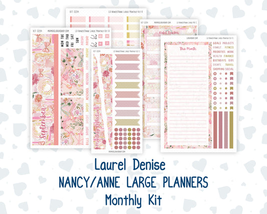 Kit 0294 - Laurel Denise Nancy/Anne Large - Monthly Kit - September - Rosy Reveria