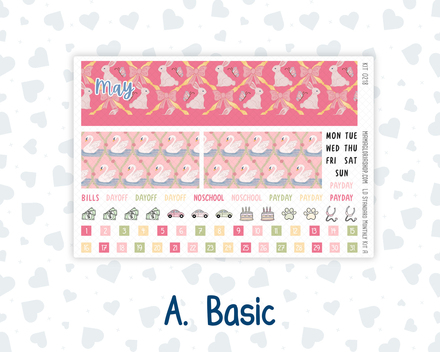 Kit 0218 Laurel Denise Standard Size – Monthly - Mother's Love- May