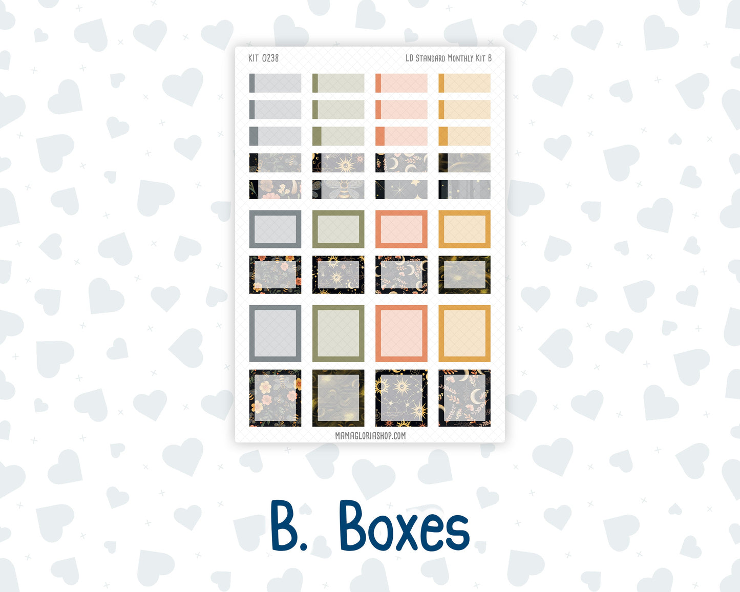 Kit 0238 - Laurel Denise Standard - Monthly Kit - October - Starry Autumn Nights