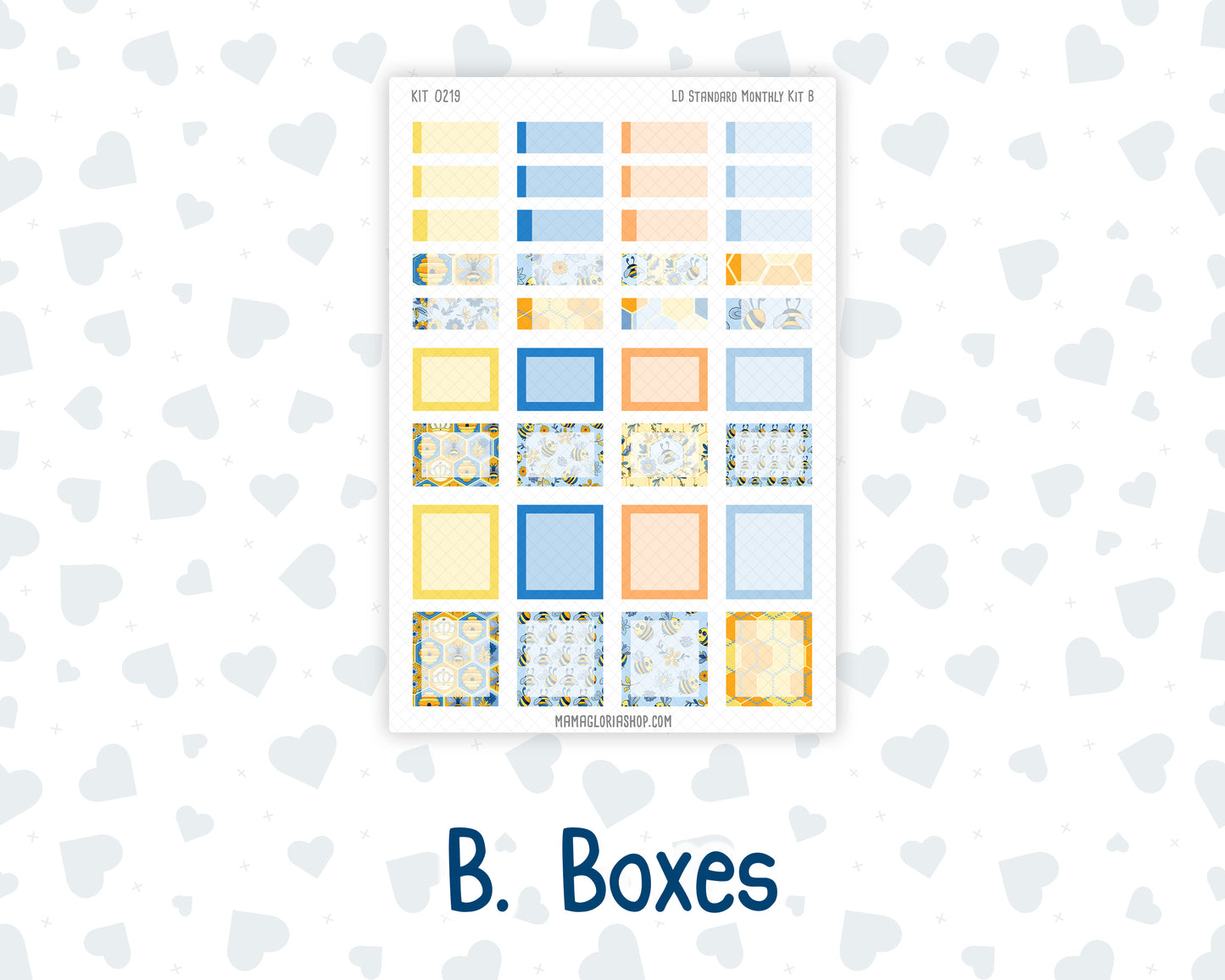 Kit 0219 Laurel Denise Standard Size – Monthly - Bee's Business- May