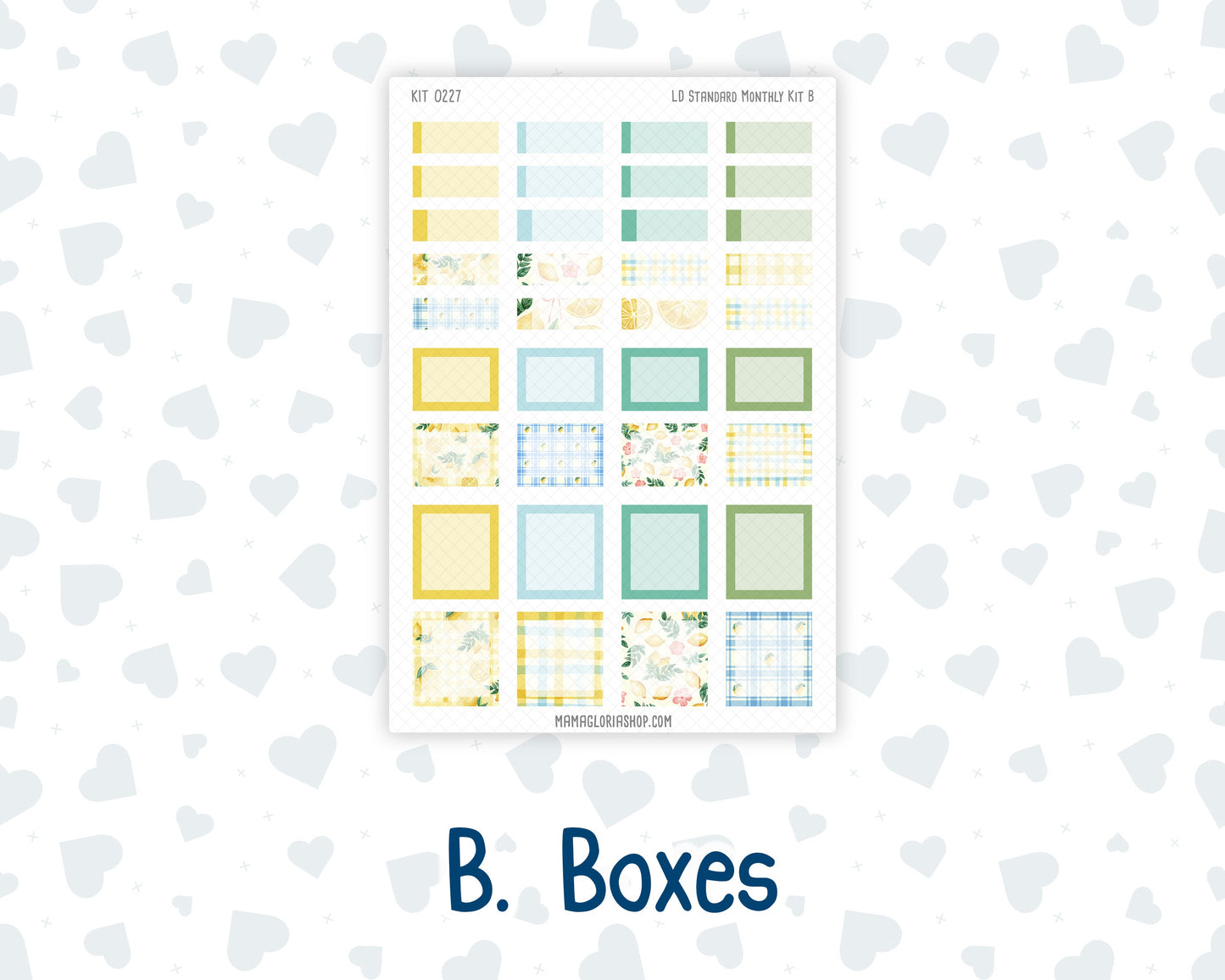 Kit 0227 - Laurel Denise Standard - Monthly Kit - July - Lemon Grove