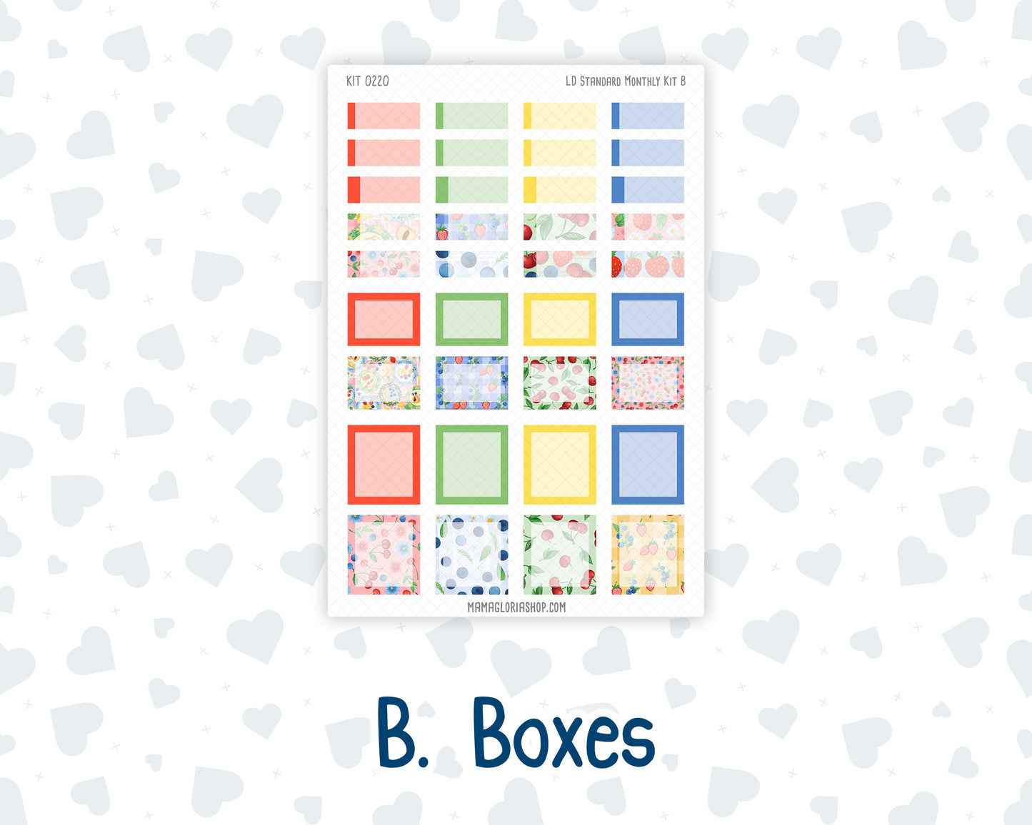 Kit 0220 - Laurel Denise Standard - Monthly Kit - June - June Berries