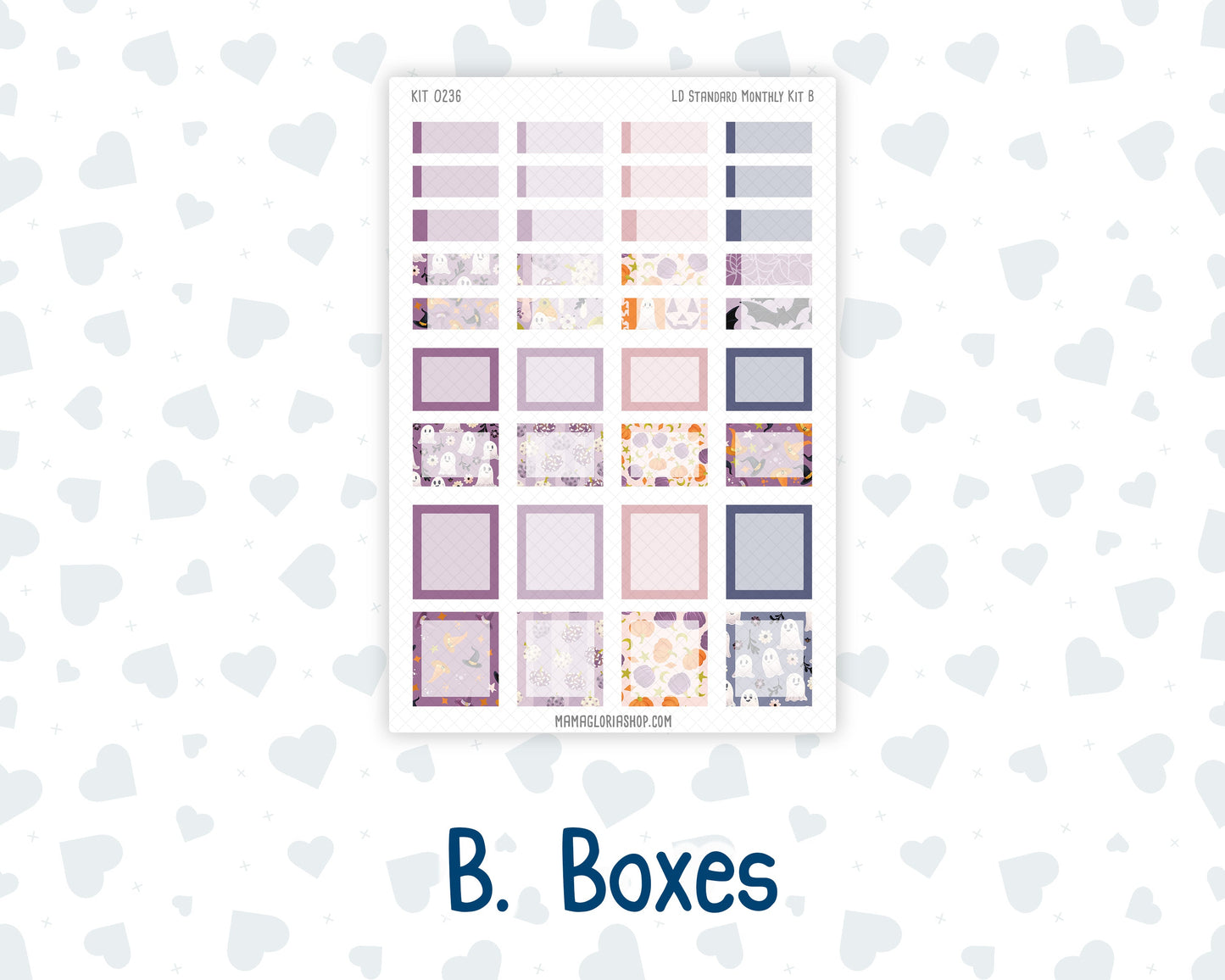 Kit 0236 - Laurel Denise Standard - Monthly Kit - October - Sweet & Spooky