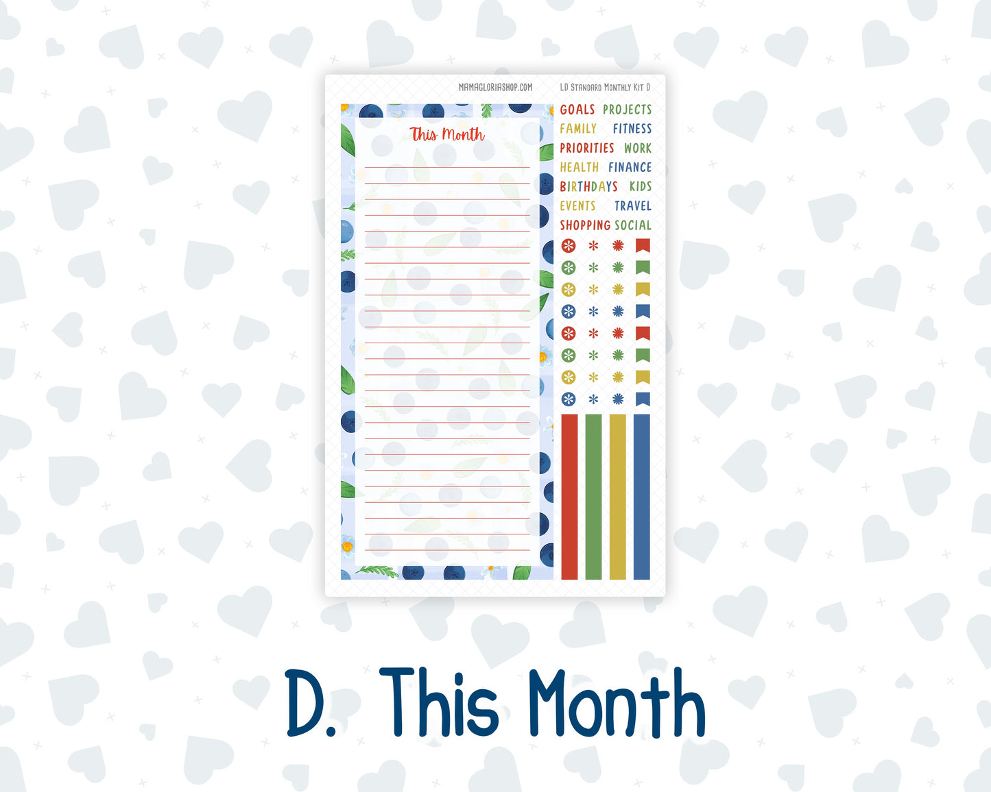 Kit 0220 - Laurel Denise Standard - Monthly Kit - June - June Berries