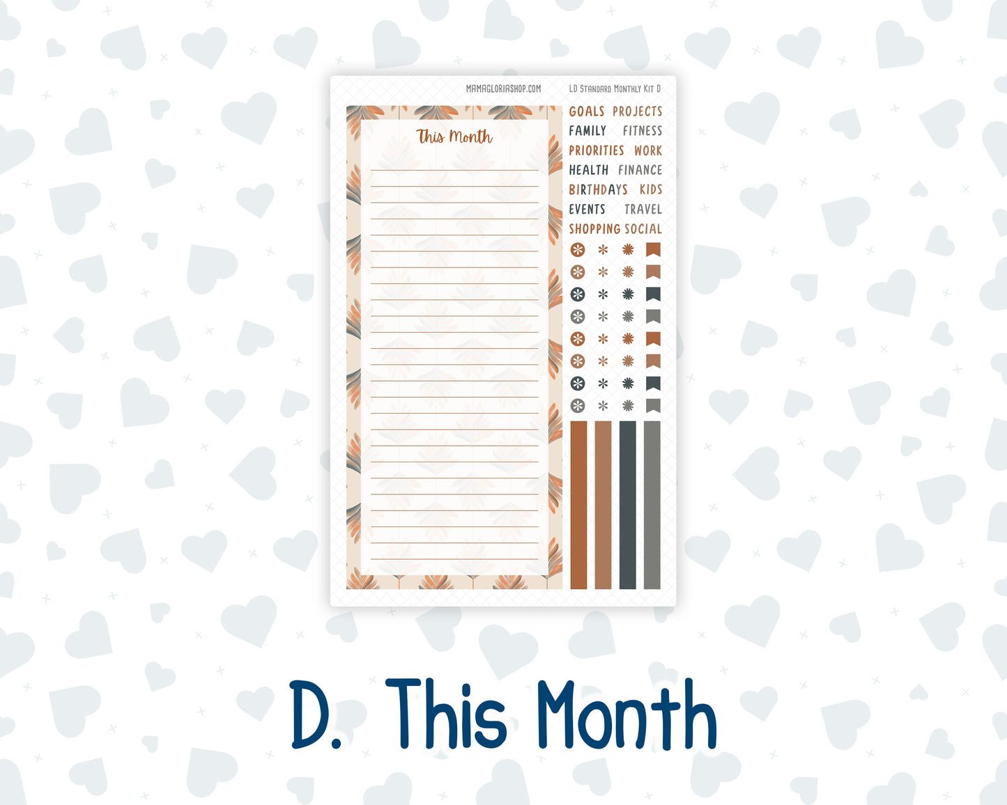 Kit 0237 - Laurel Denise Standard - Monthly Kit - October - Forest Folk