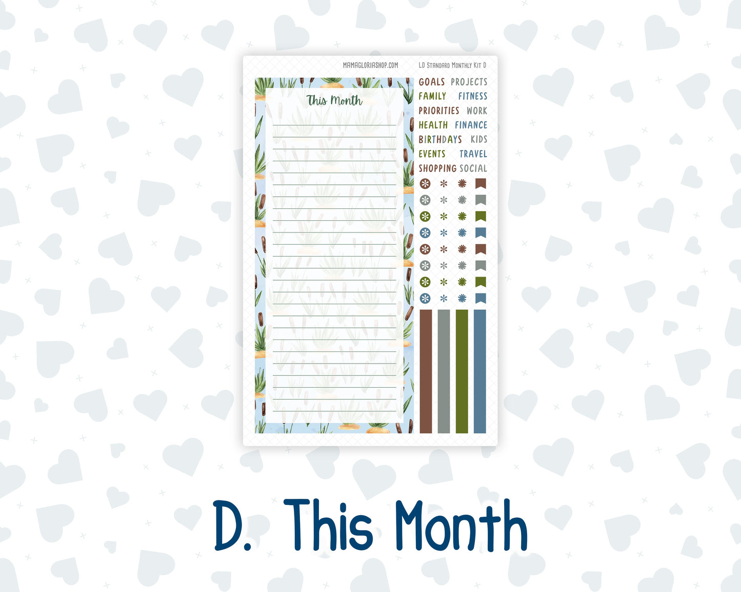 Kit 0221 - Laurel Denise Standard - Monthly Kit - June - Gone Fishing