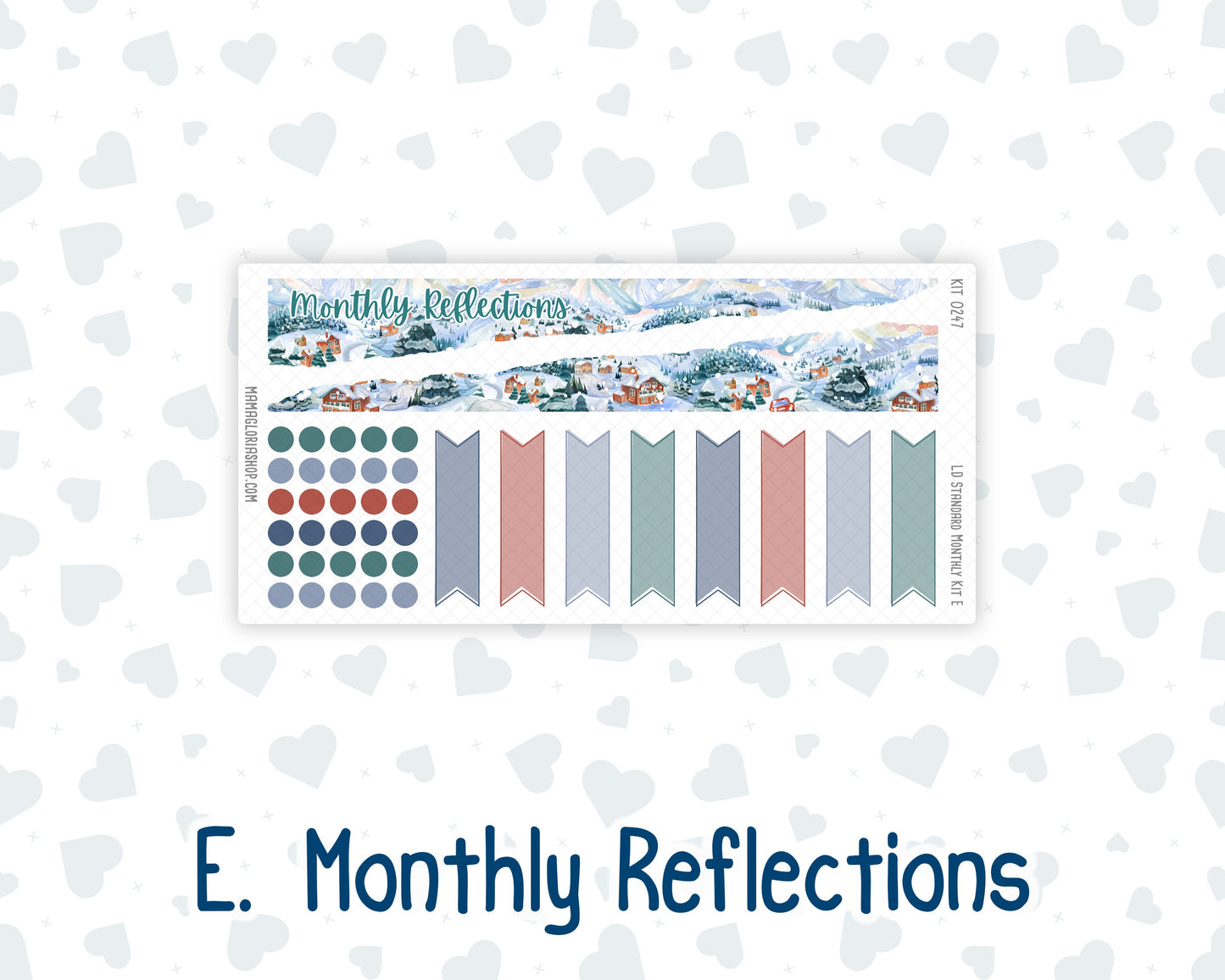 Kit 0247 - Laurel Denise Standard - Monthly Kit - December - Snow Day Adventures