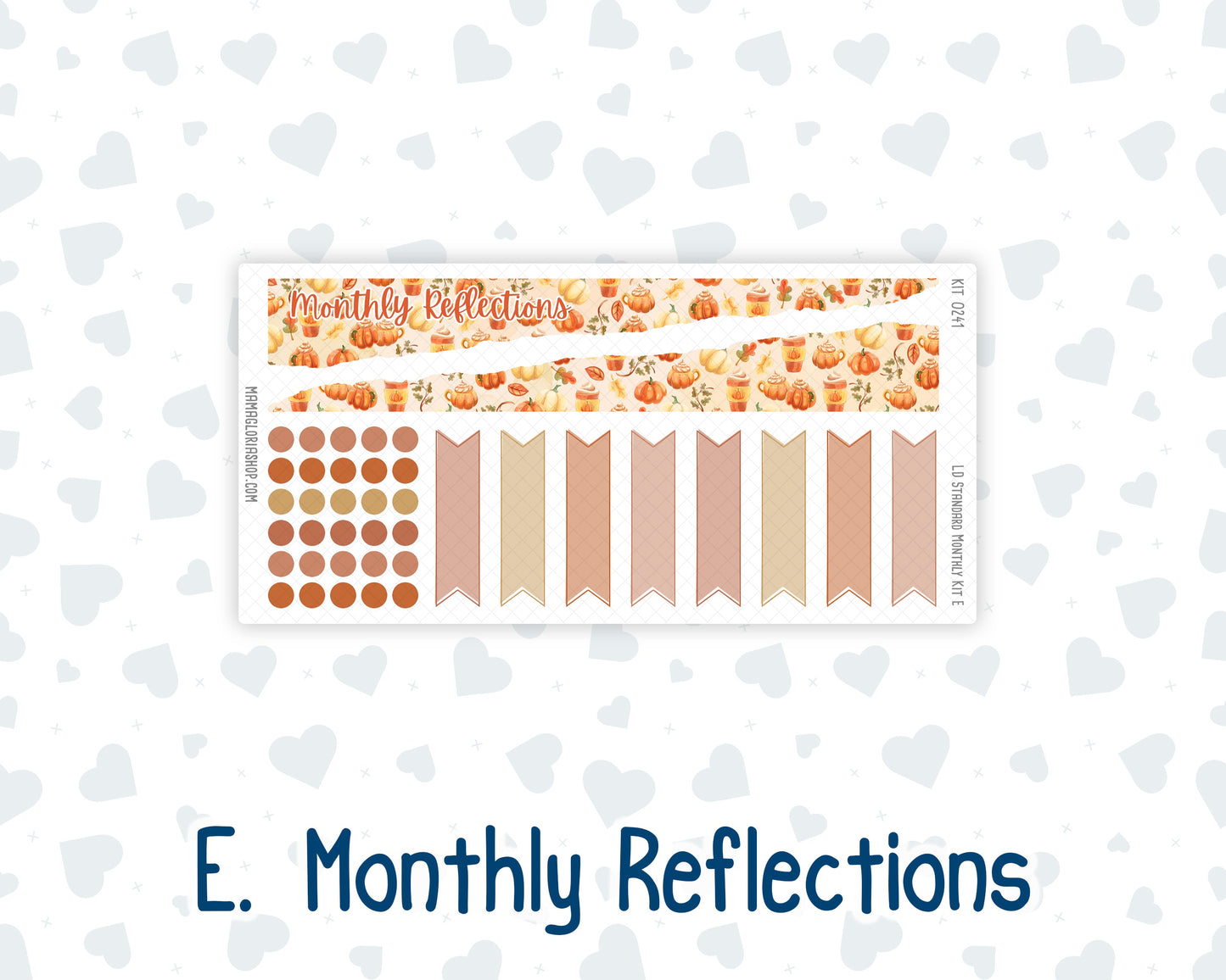 Kit 0241 - Laurel Denise Standard - Monthly Kit - November - Pumpkin Latte