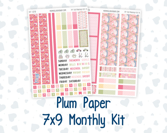 Kit 0218 Plum Paper 7x9 – Monthly - Mother's Love- May