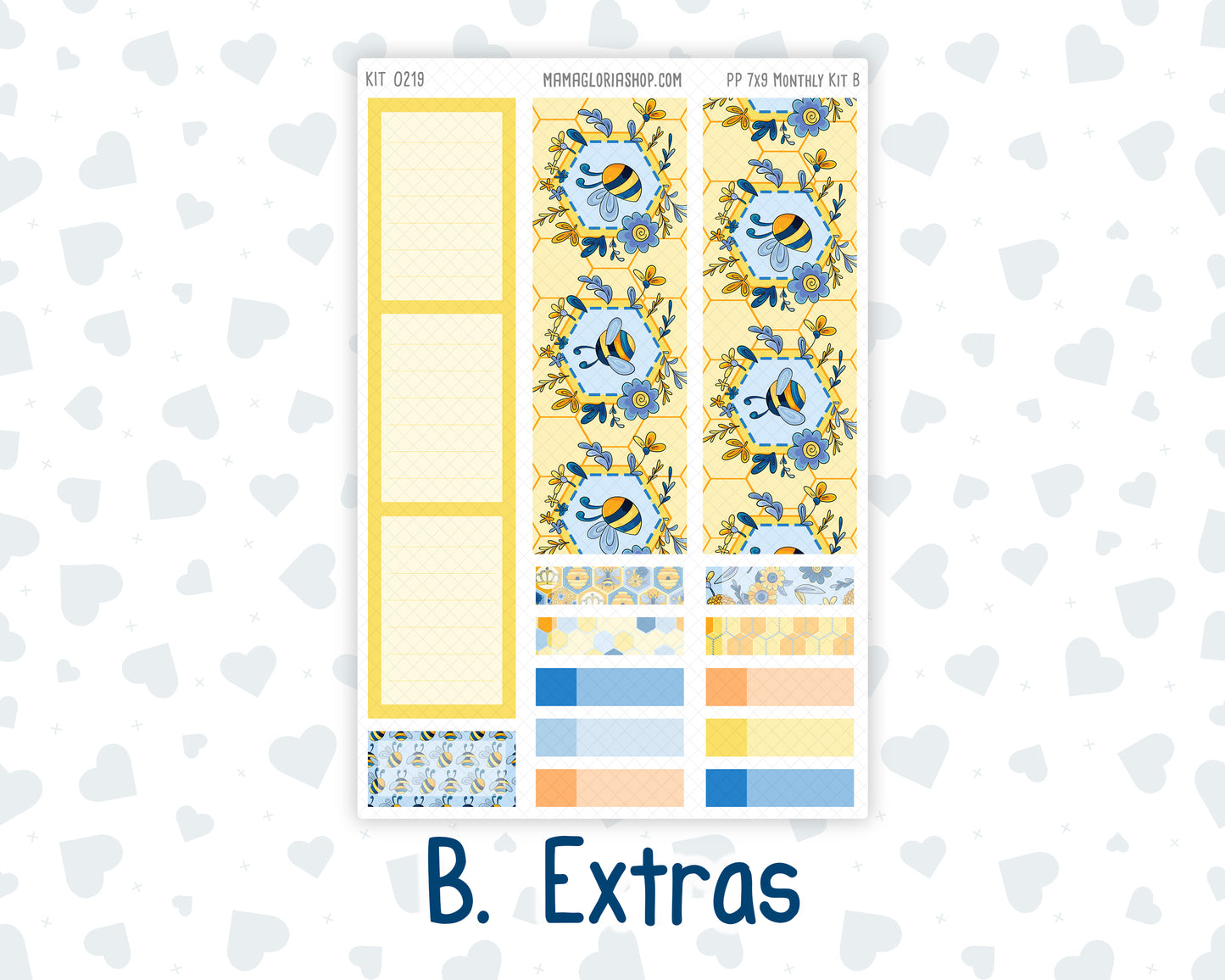 Kit 0219 Plum Paper 7x9 – Monthly - Bee's Business - May
