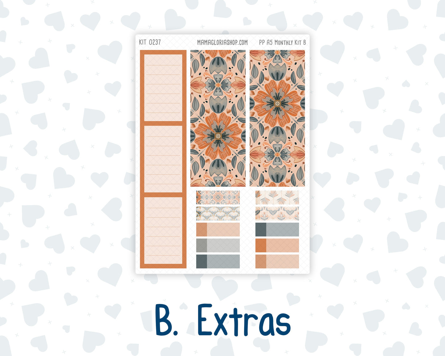 Kit 0237 - A5 - Plum Paper - Monthly Kit - October - Forest Folk