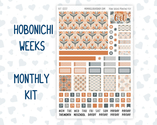 Kit 0237 - Hobonichi Weeks - Monthly Kit - October - Forest Folk