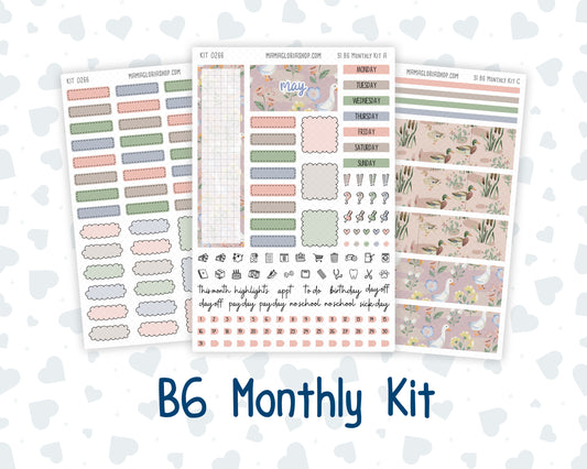 Kit 0266 - B6 - For Sterling Ink And More - Monthly Kit - May - Froggy Lake Picnic