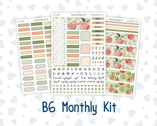 Kit 0295 - B6 - For Sterling Ink And More - Monthly Kit - September - Apple Harvest