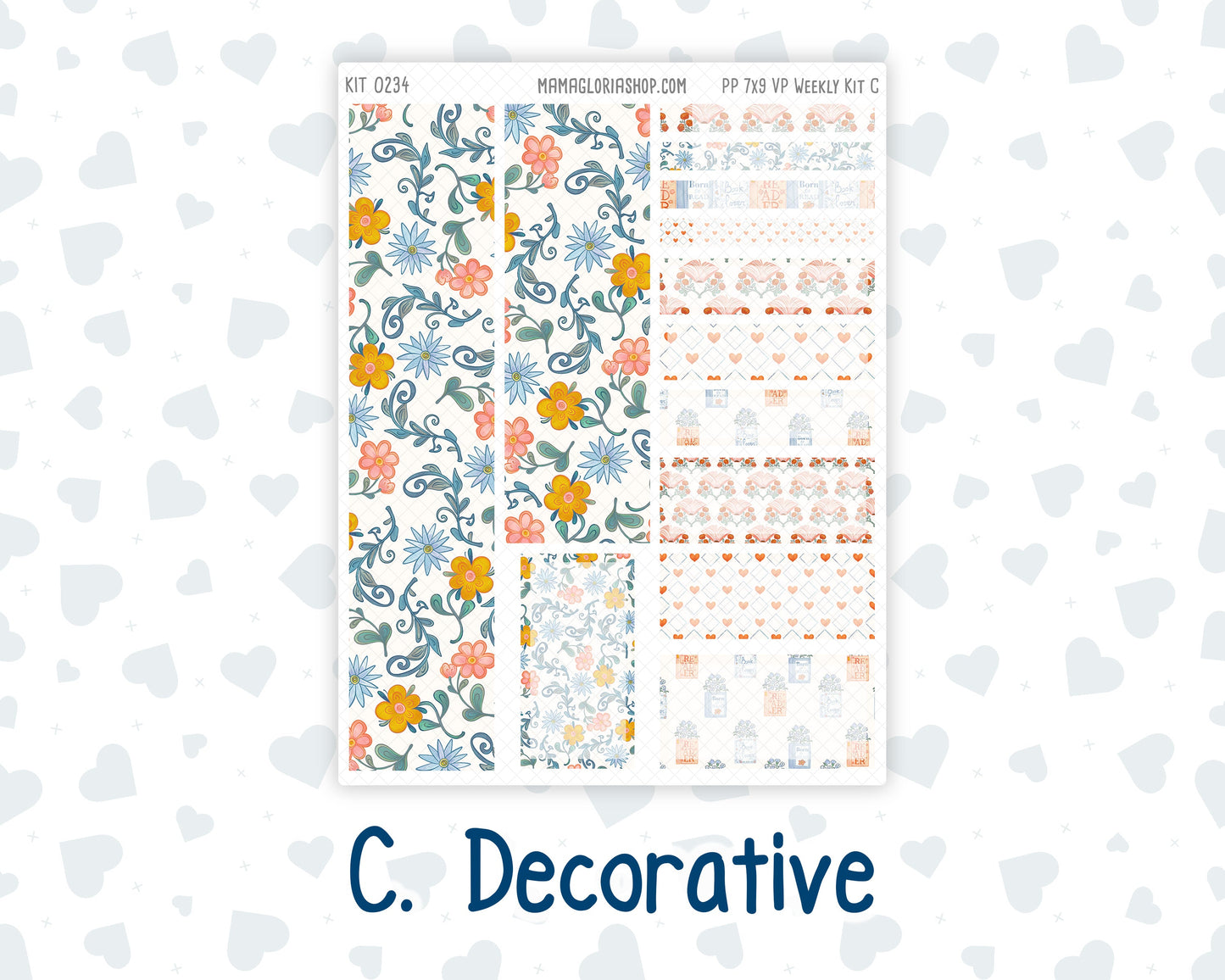 Kit 0234 - 7x9 - Vertical Priorities - Plum Paper - Weekly Kit - September - REF - Kit 0234 – Reader’s Escape - September