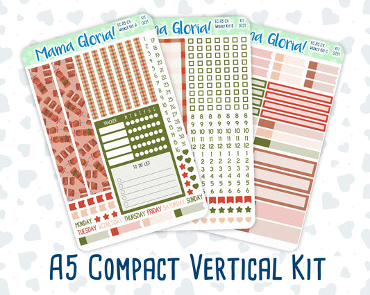 Kit 0231 - A5 Compact Vertical - Weekly Kit - August - Backyard BBQ