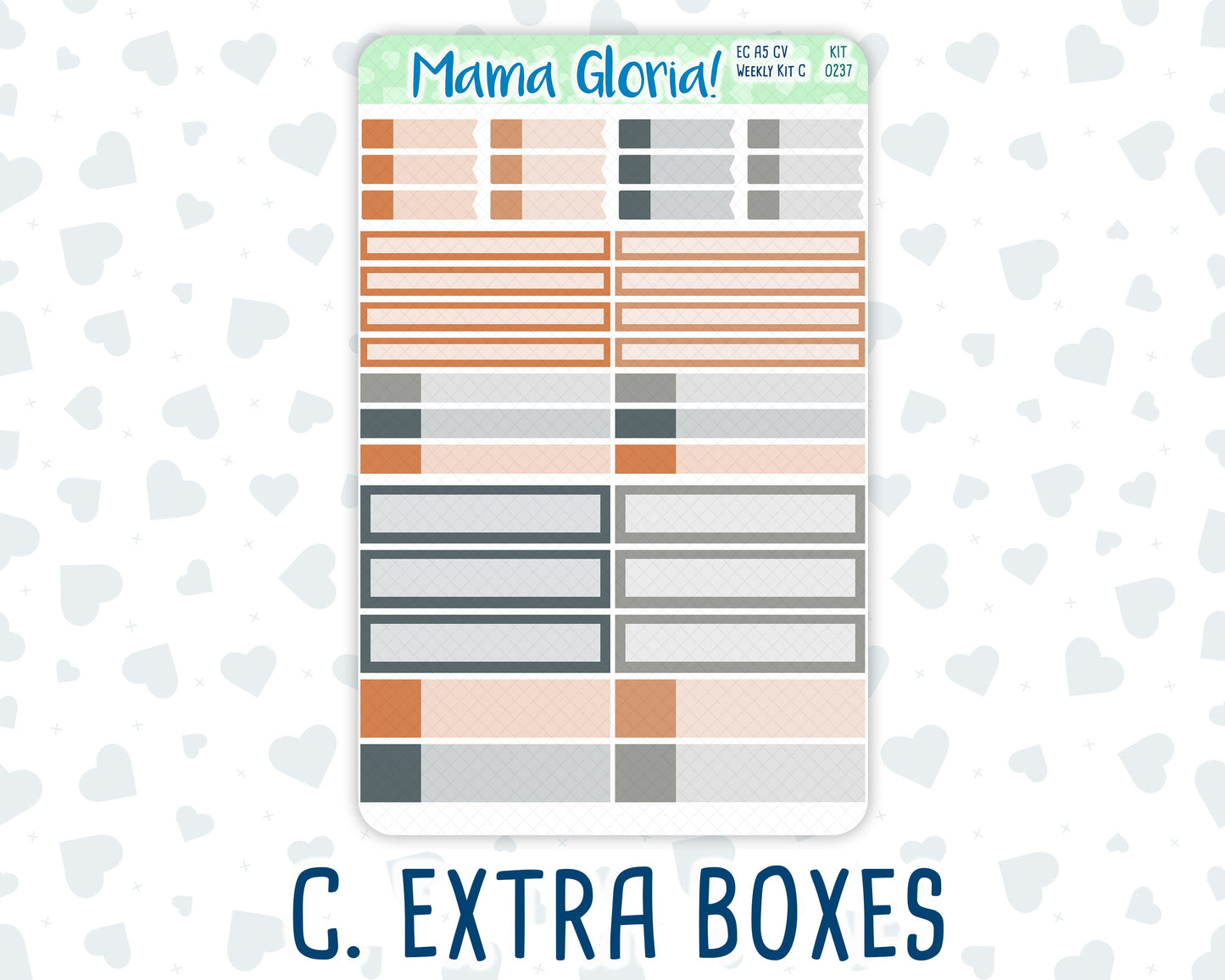 Kit 0237 - A5 Compact Vertical - Weekly Kit - October - Forest Folk