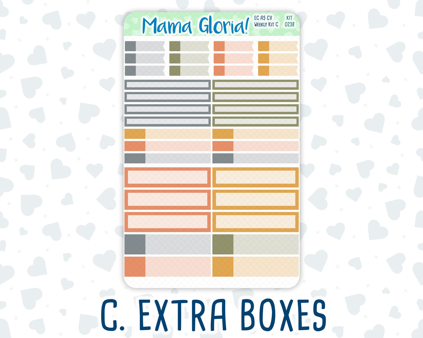 Kit 0238 - A5 Compact Vertical - Weekly Kit - October - Starry Autumn Nights