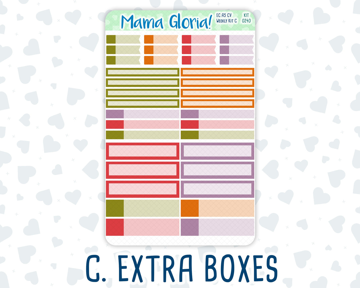 Kit 0240 - A5 Compact Vertical - Weekly Kit - November - Cozy Thanksgiving