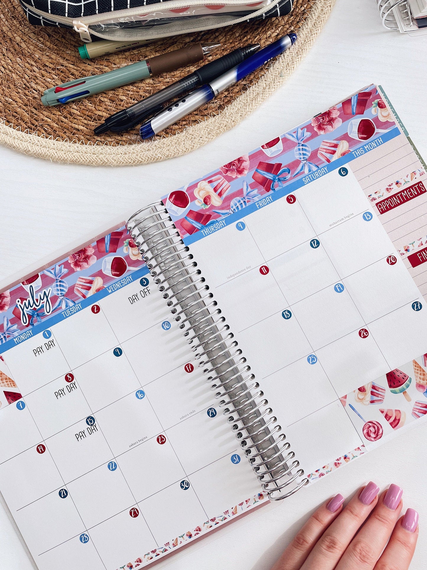Kit 0228 - A5 - EC Monthly Kit - August - Just Peachy