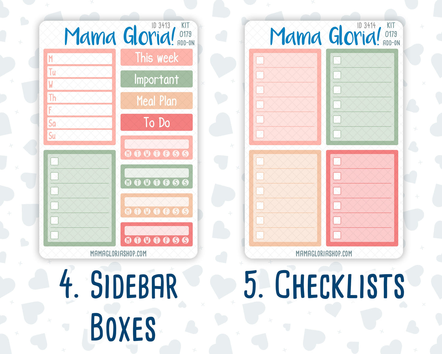 Kit 0179 Add Ons - Peaches - August- Summer- Planner Stickers - Kit 2024