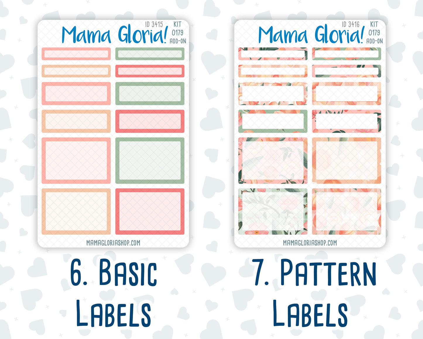Kit 0179 Add Ons - Peaches - August- Summer- Planner Stickers - Kit 2024