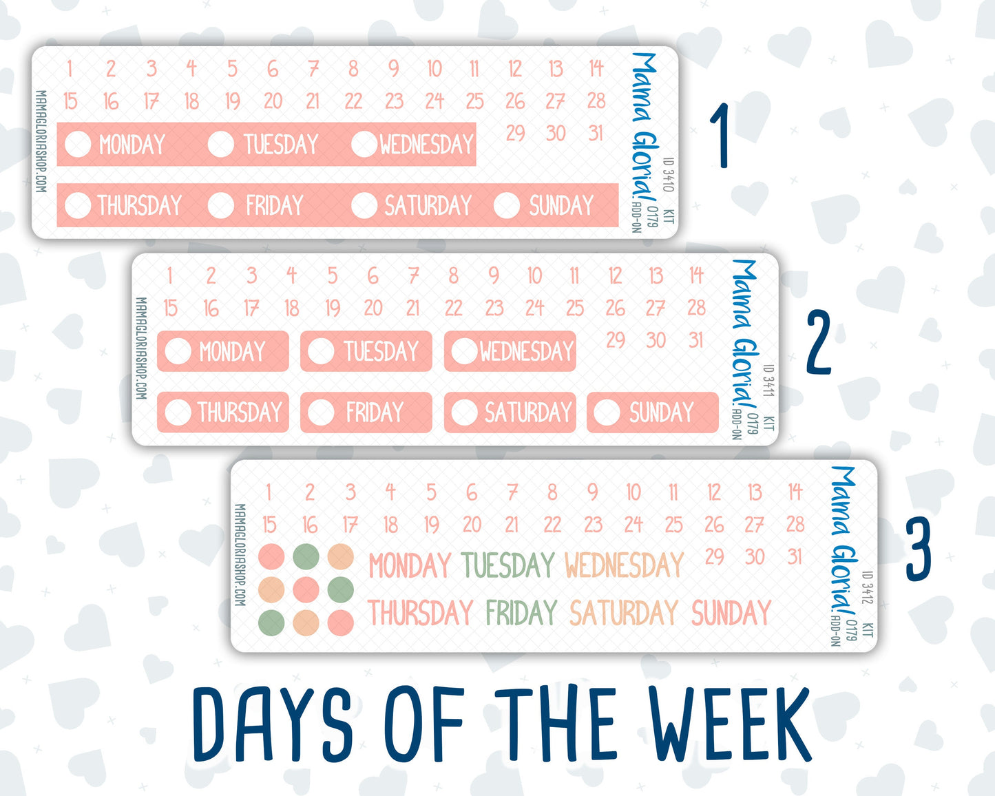 Kit 0179 Add Ons - Peaches - August- Summer- Planner Stickers - Kit 2024