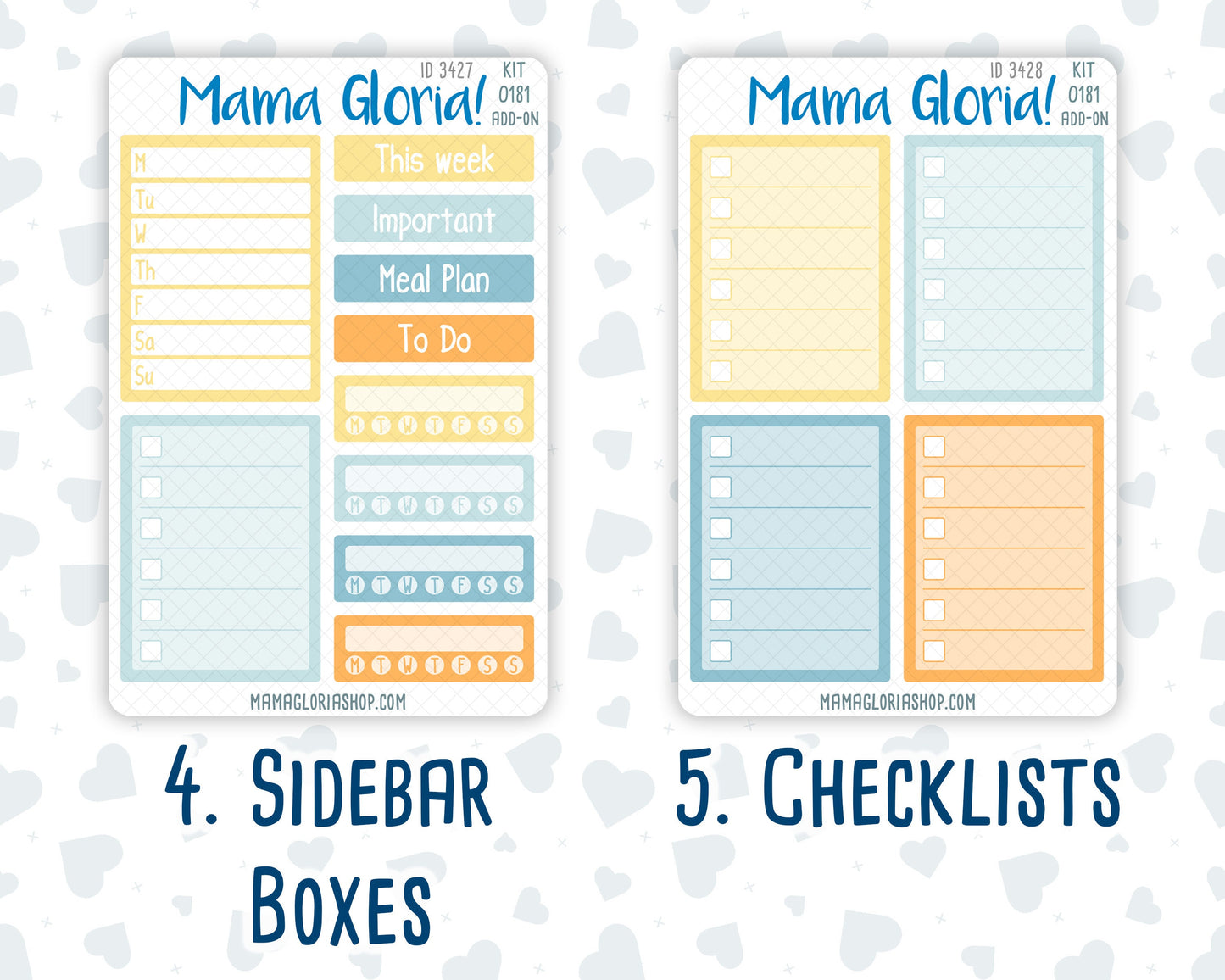 Kit 0181 Add Ons - Camping - August- Summer- Planner Stickers - Kit 2024