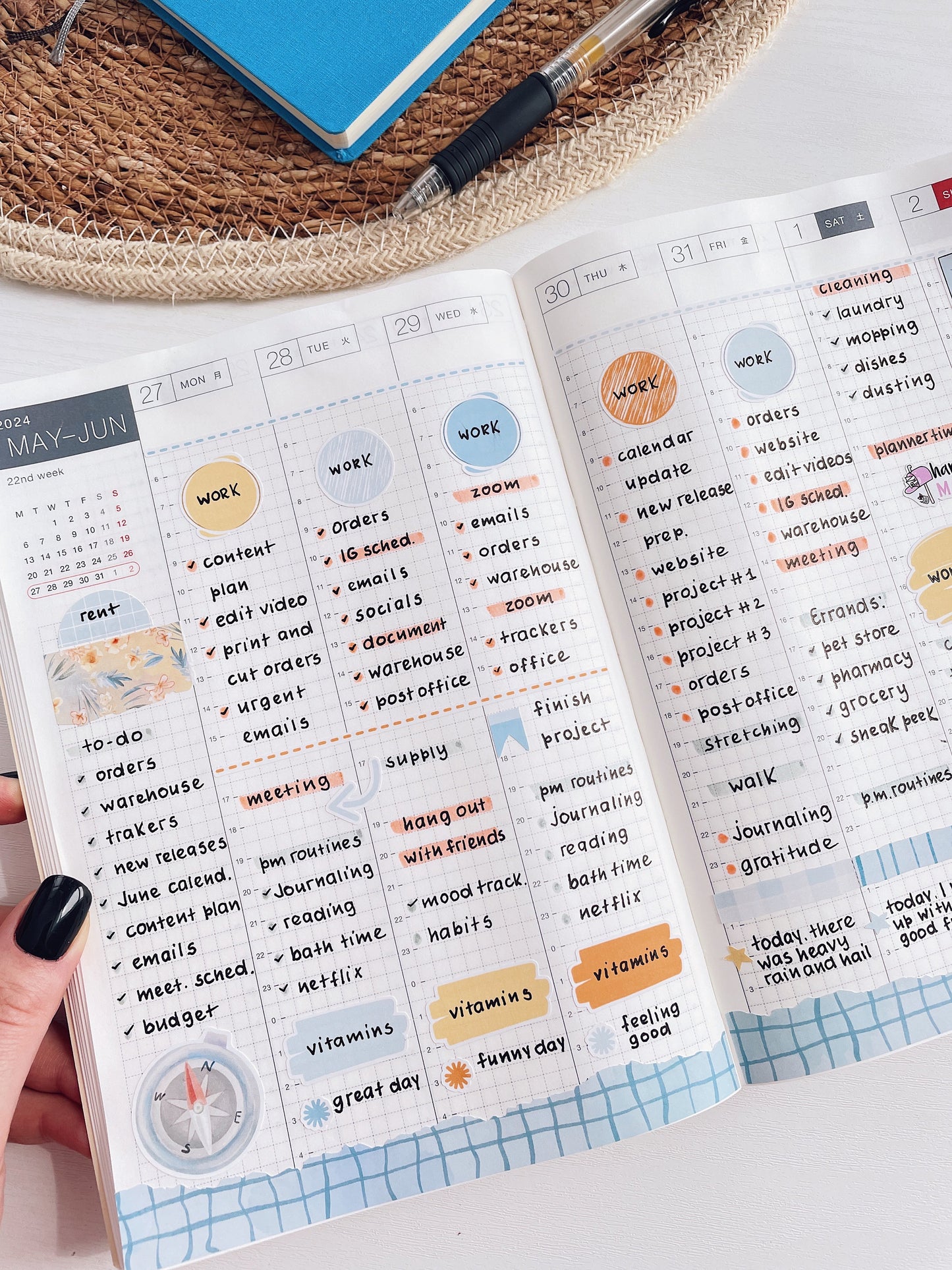 Kit 0167 - Picnic- Journaling Kit - For Planner - Notebook - Journal