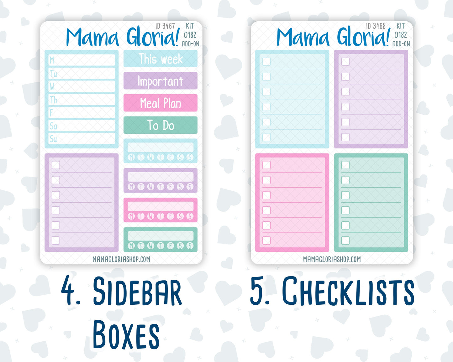 Kit 0182 Add Ons - Birthday - Planner Stickers - Kit 2024