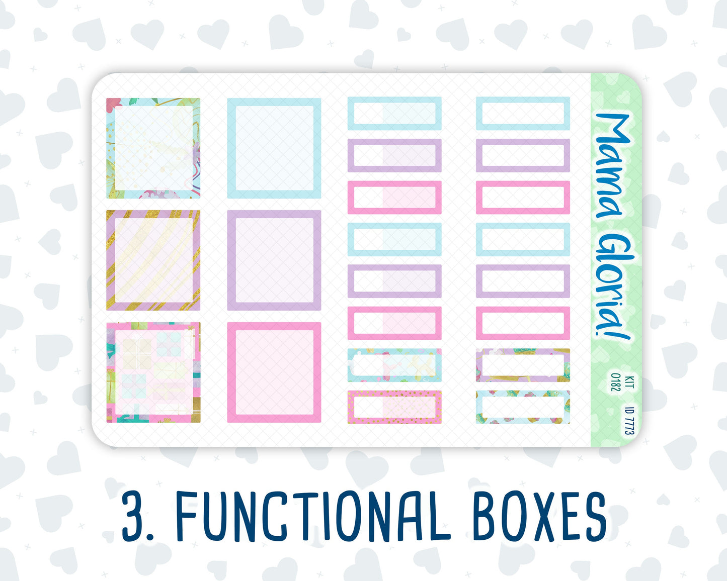 Kit 0182 -A5 -Monthly -Birthday - Kit For EC Planners