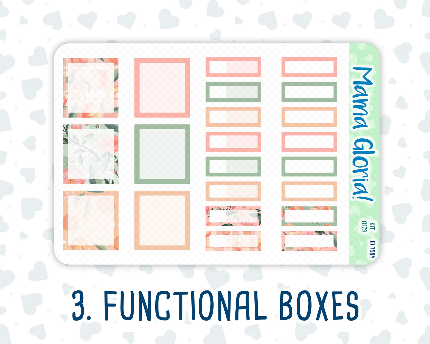 Kit 0179 -A5 -Monthly - Peaches - August - Summer Kit
